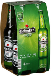 Пиво Heineken светлое 4,6% 4*0,5л