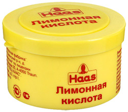 Лимонная кислота Haas пищевая 100г