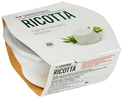 Сыр Unagrande Ricotta из свежего молока 14% 250г
