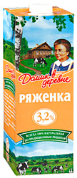 Ряженка Домик в деревне 3,2% 1 л