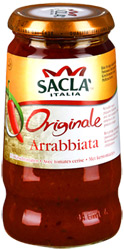 Соус Sacla Italia Originale Arrabbiata с цельными томатами "Черри" и перцем "Чили"420г стекло