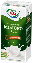 Молоко BioMax 12 витаминов 3,2% 950г