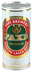Пиво Faxe premium светлое 4,9% 1л