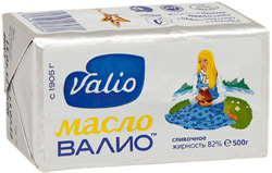 Масло Valio сливочное 82% 500г