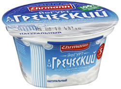 Йогурт Ehrmann А/ля Греческий Натуральный 6% 140г