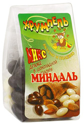 Миндаль Хрумпель Mикс в шоколадной глазури 150г