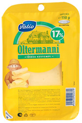 Сыр Valio полутвердый Oltermanni 17% 150г (нарезка)