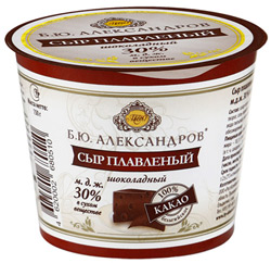 Сыр Б.Ю.Александров плавленый шоколадный 30% 150г