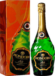 Вино Asti Mondoro белое игристое сладкое 7,5% 0,75л в подарочной упаковке