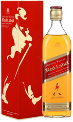 Виски J. Walker Red Label (Джонни Уокер Рэд Лэйбл) 40% 0,7л в подарочной упаковке