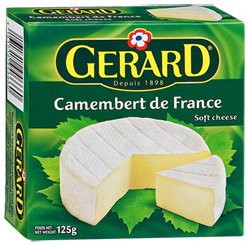 Сыр Bongrain Gerard Selection Camembert Жерар Селексьон Камамбер 50% 125г