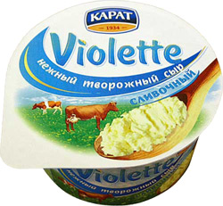 Сыр Карат Violette творожный сливочный 70% 140г