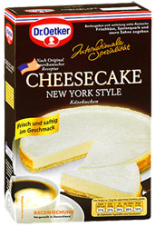 Чизкейк Dr.Oetker Cheesecake New York Style (Нью-Йорк) смесь для выпекания 420г