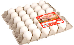 Яйцо Марьино куриное C0 белое 30шт термоупаковка