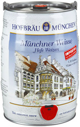 Пиво Hofbrau Munchner Weisse светлое 5% 5л