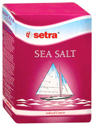 Соль пищевая Setra морская крупная йодированная 1кг