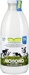 Молоко ЭтоЛето органическое, пастеризованное 1% 0,75л стекло