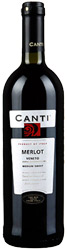 Вино Canti Merlot Veneto (Канти Мерло Венето) красное полусладкое 11,5% 0,75л