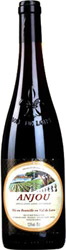 Вино Aнжуйское красное сухое 12-12,5% 0,75л
