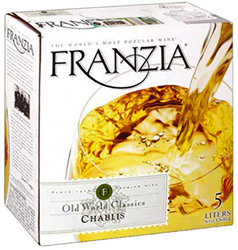 Вино Franzia Chablis белое полусухое 12% 5л