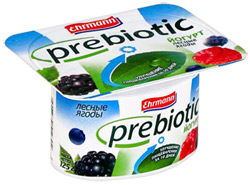 Йогурт Ehrmann Prebiotic лесные ягоды 2,7% 125г
