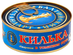 Килька Балтийский стандарт обжаренная в томатном соусе 240г