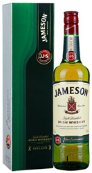 Виски Jameson (Джемесон) ирландский 40% 0,7л в подарочной упаковке
