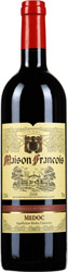 Вино Мезон Франсуа Медок красное сухое 12,5% 0,75л
