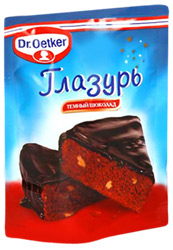 Глазурь Dr.Oetker темный шоколад 100г