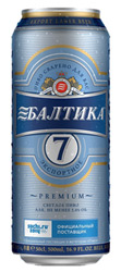 Пиво Балтика №7 экспортное 5,4% 0,5л ж/б