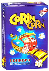 Попкорн Corin Corn соленый для приготовления в СВЧ, 100г