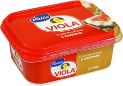 Сыр Viola плавленый с салями 28% 400г