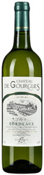 Вино Chateau de Gourgues Bordeaux АОС (Шато де Гурт Бордо) сухое белое 12-13% 0,75л