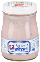 Йогурт Spasseff Земляника 3,1% 180г стекло