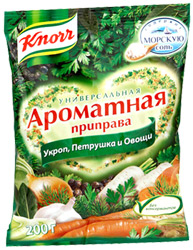 Приправа ароматная Knorr Укроп, Петрушка, овощи 200г