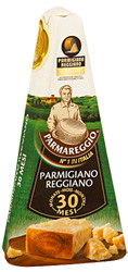 Сыр Parmareggio Parmigiano Reggiano Extra твердый (Пармиджано Риджано Экстра) 32% 250г
