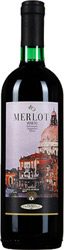 Вино Мерло Венето красное сухое КНП 12% 0,75л