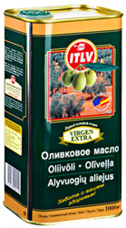 Масло оливковое ITLV Virgen Extra 1л ж/б