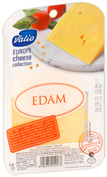 Сыр Valio Edam полутвердый 40% 150г нарезка
