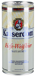 Пиво Kaiserdom Hefe-Waissbier Naturtrub светлое 4,7% 1л ж/б