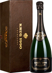 Шампанское Сhampagne Krug Brut 1990, белое сухое 0,75л в подарочной упаковке