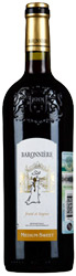 Вино Baronniere (Баронньер) красное столовое полусладкое 11-12% 0,75л