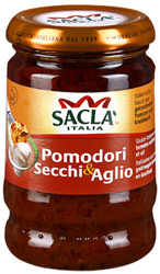 Соус (приправа) Sacla Italia Pomodori Secchi and Aglio 190г стекло