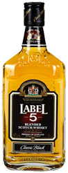 Виски Label 5 (Лэйбл 5) шотландский купажированный 40% 0,5 л