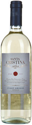 Вино Santa Cristina Пино Гриджио Сицилия ИГТ сухое белое 12% 0,75л