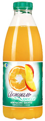 Напиток Актуаль Джусси Апельсин-манго сыворотка с соком 930г