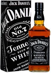 Виски Jack Daniel's Tennessee (Джек Дэниелс Теннесси )40% 0,7л подарочная упаковка