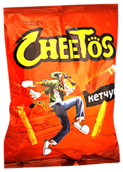 Палочки Cheetos кукурузные со вкусом кетчупа, 55г