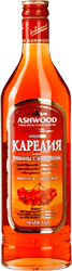 Аперитив Ashwood (Эшвуд) Карелия со вкусом Рябины с коньяком 17% 0,5л
