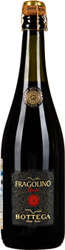 Винный напиток Codorniu Fragolino Rosso Bottega (Фраголино Россо) на основе игристого вина, аромат земляники 10% 0,75л